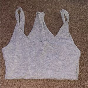 top shop gray bodysuit